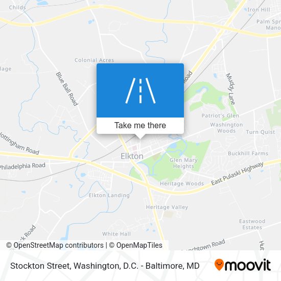 Stockton Street map