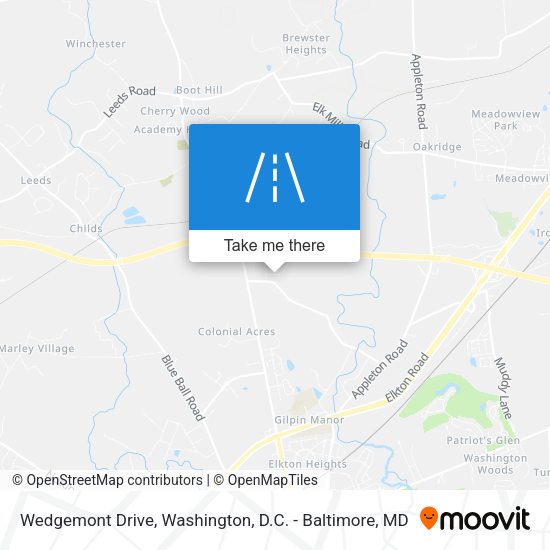 Mapa de Wedgemont Drive