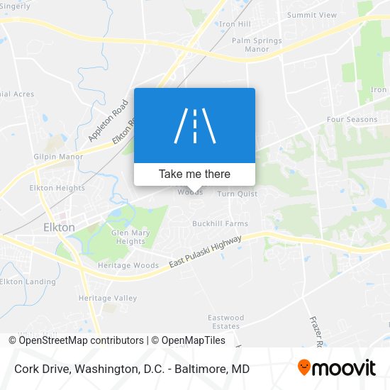 Cork Drive map