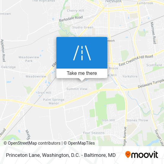Princeton Lane map