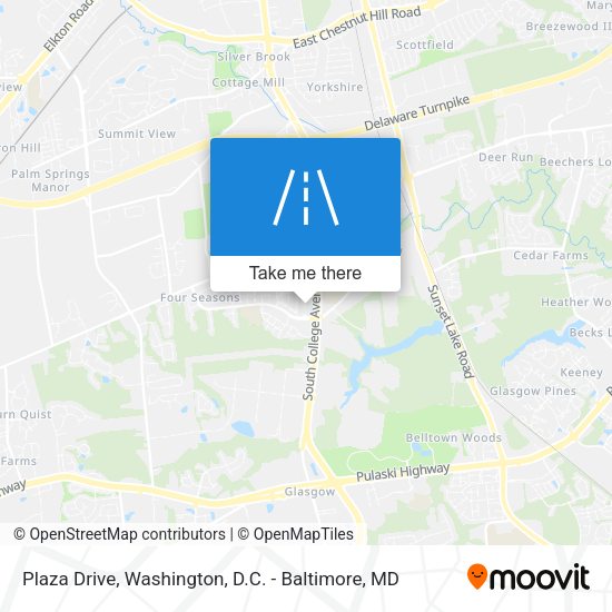 Plaza Drive map