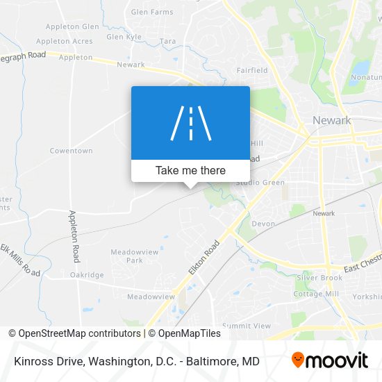 Mapa de Kinross Drive