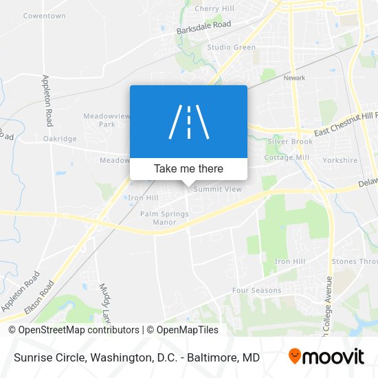 Sunrise Circle map