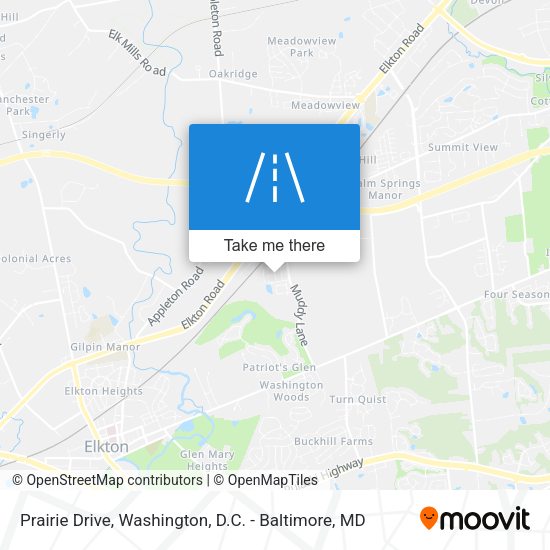 Mapa de Prairie Drive