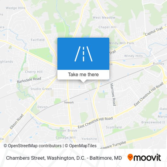 Chambers Street map