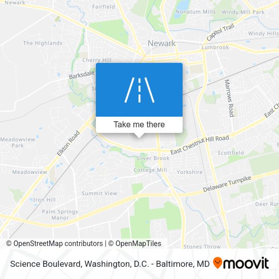 Science Boulevard map