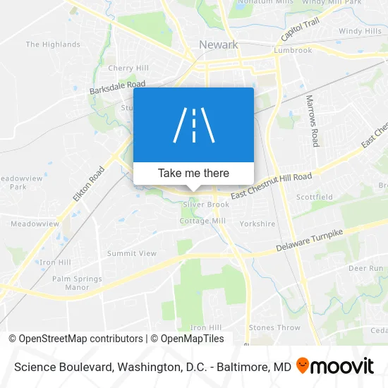 Science Boulevard map