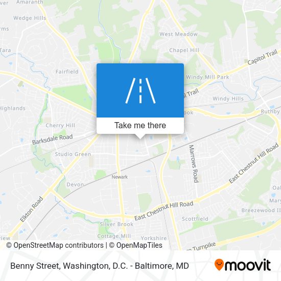 Benny Street map