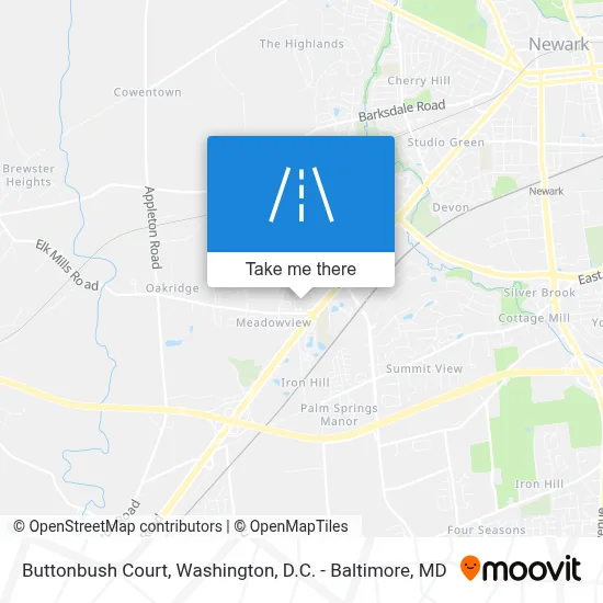 Buttonbush Court map