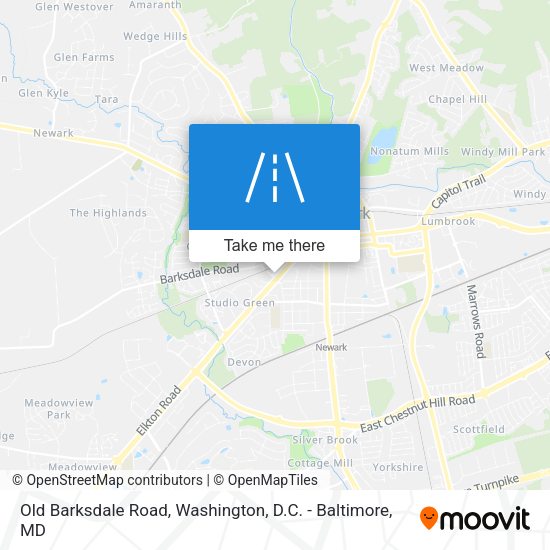 Old Barksdale Road map