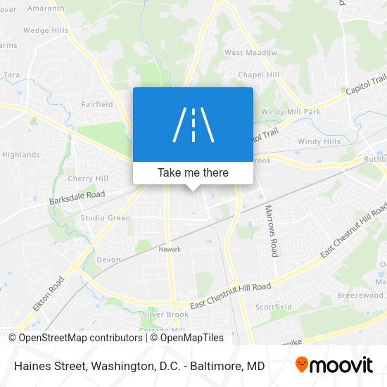 Haines Street map