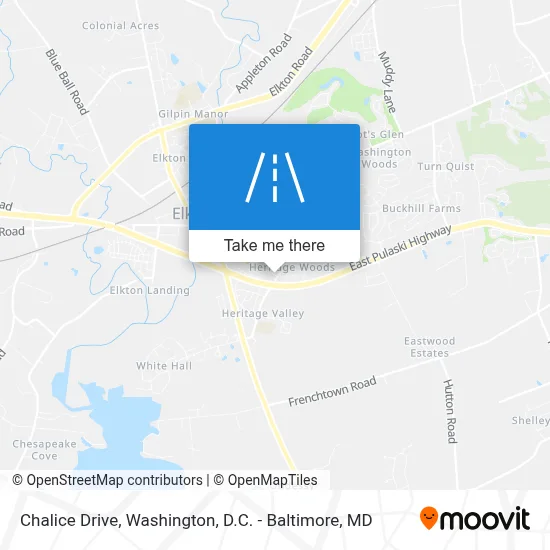 Chalice Drive map