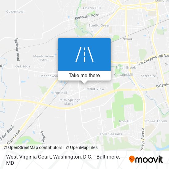 West Virginia Court map