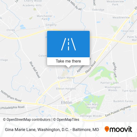 Gina Marie Lane map