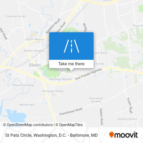 Mapa de St Pats Circle