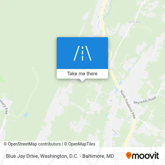 Blue Jay Drive map