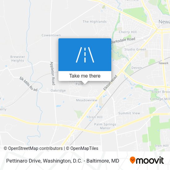 Pettinaro Drive map