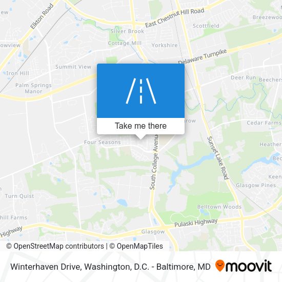 Winterhaven Drive map
