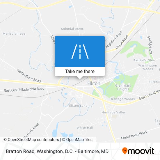 Bratton Road map