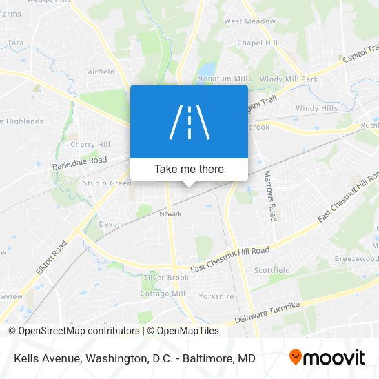 Mapa de Kells Avenue