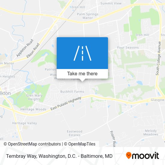 Tembray Way map
