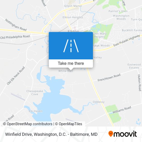 Winfield Drive map