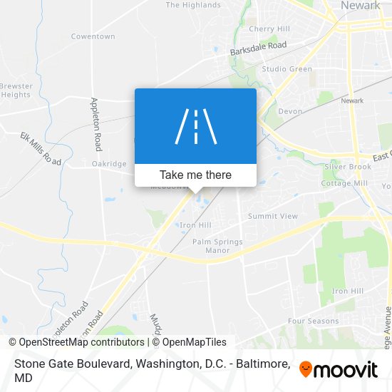 Mapa de Stone Gate Boulevard
