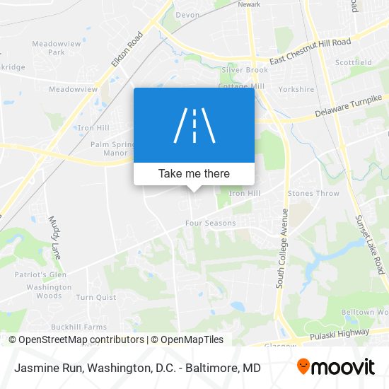 Jasmine Run map