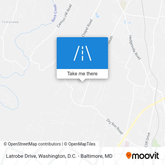 Mapa de Latrobe Drive