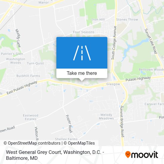 Mapa de West General Grey Court