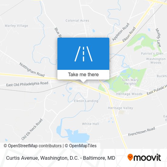 Mapa de Curtis Avenue