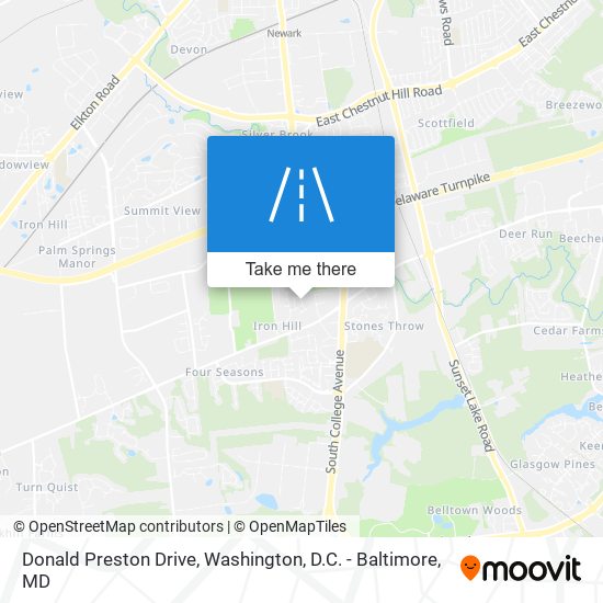 Donald Preston Drive map