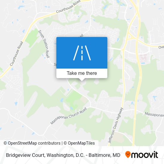 Mapa de Bridgeview Court