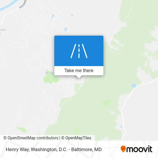 Henry Way map