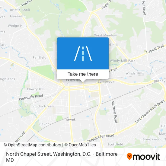 North Chapel Street map