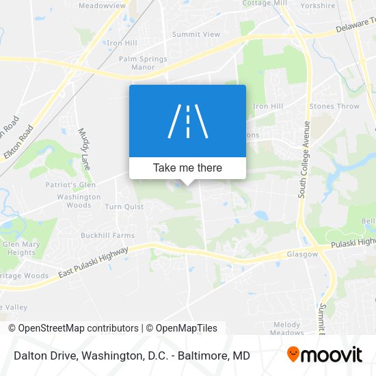 Mapa de Dalton Drive