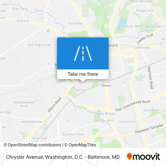 Chrysler Avenue map