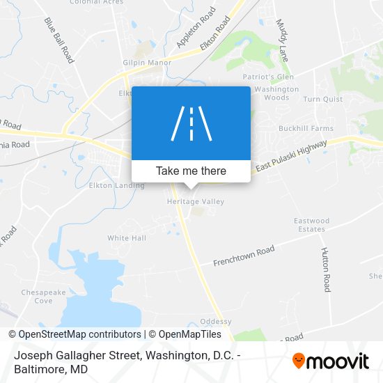 Mapa de Joseph Gallagher Street