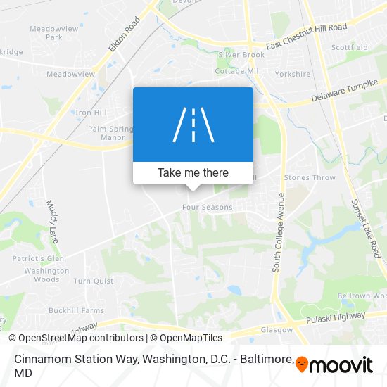 Cinnamom Station Way map