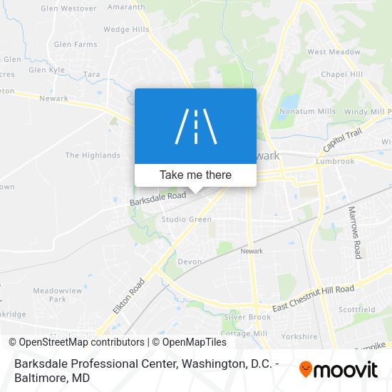 Mapa de Barksdale Professional Center