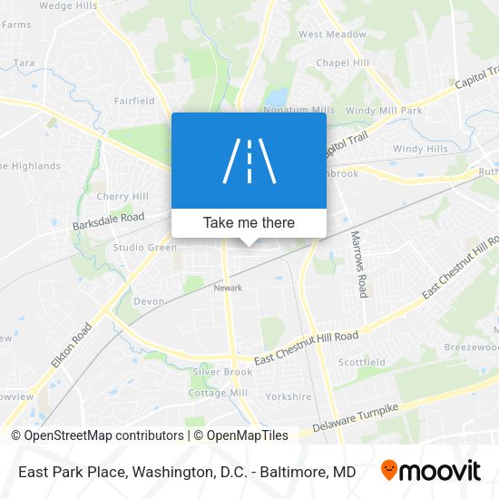 East Park Place map