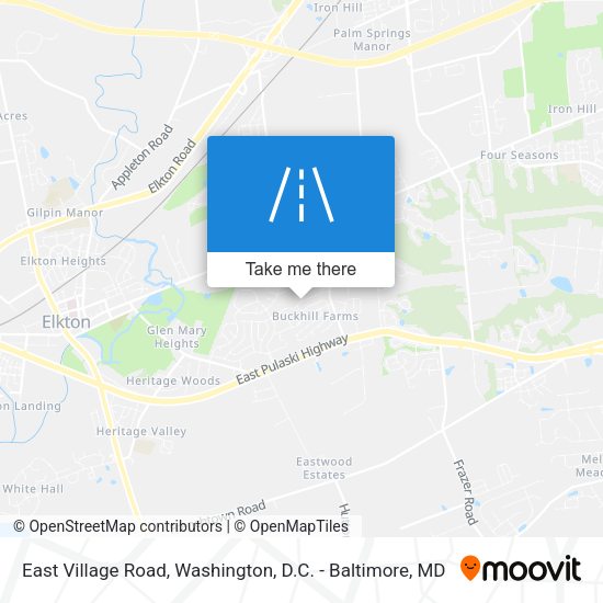 East Village Road map