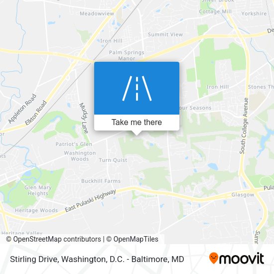 Stirling Drive map