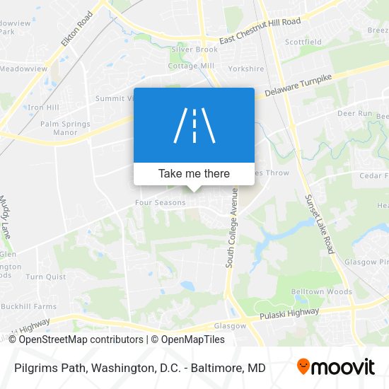 Pilgrims Path map