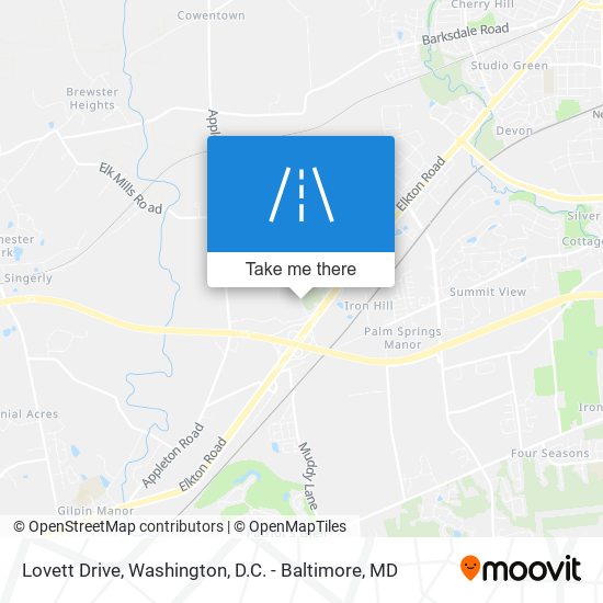 Lovett Drive map