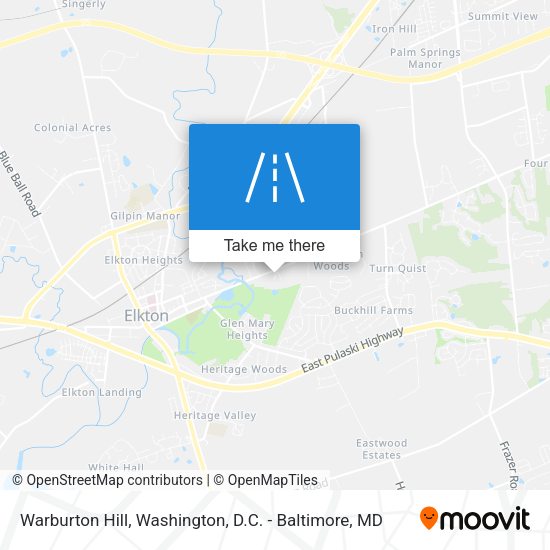 Mapa de Warburton Hill