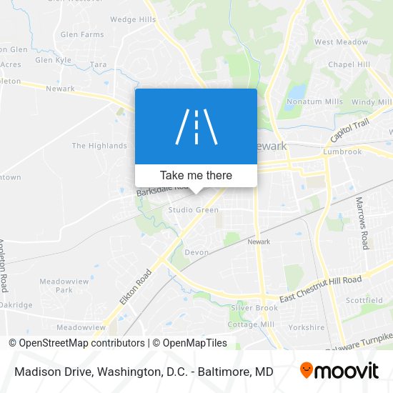 Madison Drive map