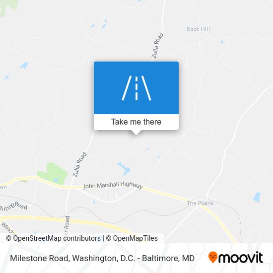 Mapa de Milestone Road