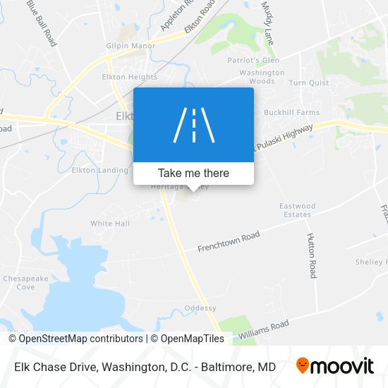Elk Chase Drive map
