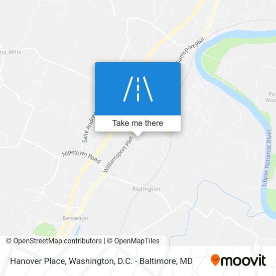Hanover Place map
